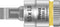 Wera 8700 A FL 05003321001 Plat Dopsleutel-bitinzet 5.5 mm 1/4 (6.3 mm)