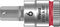 Wera 8740 A 05003338001 Inbus Dopsleutel-bitinzet 6 mm 1/4 (6.3 mm)