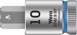 Wera 8740 B HF 05003043001 Dop (zeskant) Dopsleutelinzetstuk 10 mm 3/8 (10 mm)