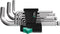 Wera 9-delige inbussleutelset clip - 1,5-10mm
