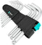 Wera 9-delige inbussleutelset clip - 1,5-10mm