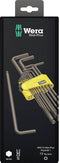 Wera 950/13 Hex-Plus Imperial 1 Inbus Haakse schroevendraaierset 3/8 inch, 5/16 inch, 1/16 inch, 1/4 inch, 3/16 inch, 7