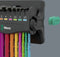 Wera 950/9 Hex-Plus Multicolour 3 Inbus Haakse schroevendraaierset 1.5 mm, 2 mm, 2.5 mm, 3 mm, 4 mm, 5 mm, 6 mm, 8 mm,