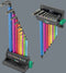 Wera 950/9 Hex-Plus Multicolour 3 Inbus Haakse schroevendraaierset 1.5 mm, 2 mm, 2.5 mm, 3 mm, 4 mm, 5 mm, 6 mm, 8 mm,