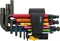 Wera 950/9 Hex-Plus Multicolour Imperial 3 Inbus Haakse schroevendraaierset 5/64 inch, 3/32 inch, 1/8 inch, 5/32 inch,