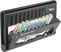 Wera Bicycle Set 9 05004177001 Bitset Kruiskop Phillips, Torx, Inbus, Buiten-vierkant