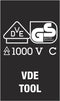 Wera KK 60 i Elektronica, Elektronica en fijnmechanica, VDE, Werkplaats Plat Verwisselbare kling 5.5 mm