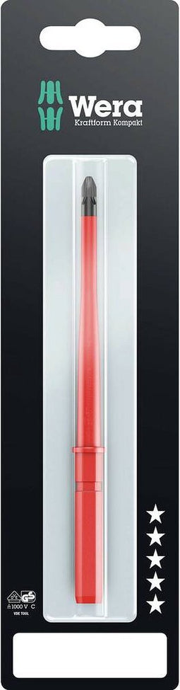 Wera KK 62 iS Elektronica, Elektronica en fijnmechanica, VDE, Werkplaats Kruiskop Pozidriv Verwisselbare kling PZ 1