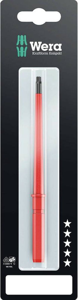Wera KK 67 i TORX® Elektronica, Elektronica en fijnmechanica, VDE, Werkplaats Torx Verwisselbare kling TX 10