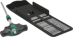 Wera Kraftform Kompakt 400 RA Set Imperial 1 Bitschroevendraaier 17-delig Kruiskop Phillips, Torx, Inbus, Binnen-vierka