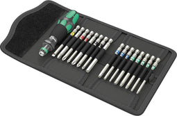 Wera Kraftform Kompakt 60 Tool Finder 05059303001 Bitset 17-delig Kruiskop Phillips, Kruiskop Pozidriv, Torx, Zeskant,