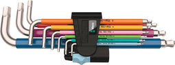 Wera Multicolour Inbus Haakse schroevendraaierset 1.5 mm, 2 mm, 2.5 mm, 3 mm, 4 mm, 5 mm, 6 mm, 8 mm, 10 mm 9-delig