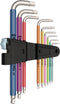 Wera Multicolour Inbus Haakse schroevendraaierset 1.5 mm, 2 mm, 2.5 mm, 3 mm, 4 mm, 5 mm, 6 mm, 8 mm, 10 mm 9-delig
