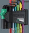 Wera multicolour stiftsleutelset met kogelkop - 9-delige - torx / torx tamper resistant - t8-t40