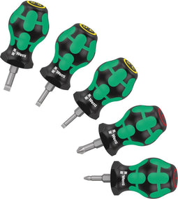Wera Stubby Set 1 Schroevendraaierset 5-delig