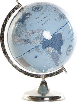 Wereldbol DKD Home Decor PVC Aluminium (33 x 33 x 44 cm)