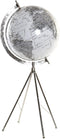 Wereldbol DKD Home Decor Wit Metaal Plastic (27 x 25 x 61 cm)