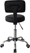 Werkkruk met rugleuning - kapperskruk - zadelkruk - tabouret - hoogte verstelbaar