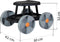 Werkplaats zitkar standard 300 kg - TOPGEAR