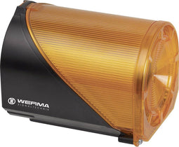 Werma Signaltechnik Combi-signaalgever 444.300.75 Geel 24 V/AC, 24 V/DC 110 dB