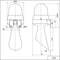 Werma Signaltechnik Combi-signaalgever LED 424.120.75 Rood Continulicht 24 V/DC 98 dB