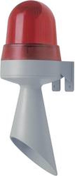 Werma Signaltechnik Combi-signaalgever WERMA Signaltechnik Rood Flitslicht 24 V/AC, 24 V/DC 98 dB