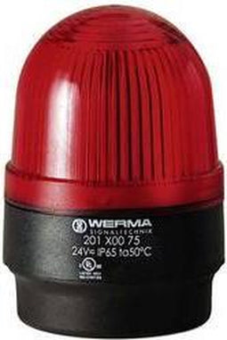 Werma Signaltechnik Signaallamp 202.100.68 202.100.68 Rood Flitslicht 230 V/AC
