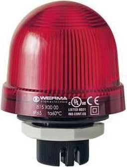 Werma Signaltechnik Signaallamp 815.100.00 815.100.00 Rood Continulicht 12 V/AC, 12 V/DC, 24 V/AC, 24 V/DC, 48 V/AC, 48