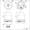 Werma Signaltechnik Signaallamp LED 829.120.68 829.120.68 Rood Flitslicht 230 V/AC