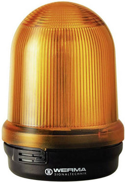 Werma Signaltechnik Signaallamp LED 829.350.55 829.350.55 Geel Continulicht, Knipperlicht 24 V/DC