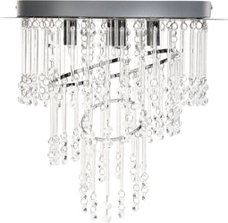 ESMELLE - Kroonluchter - Zilver - ⌀ 45 cm - Kristal