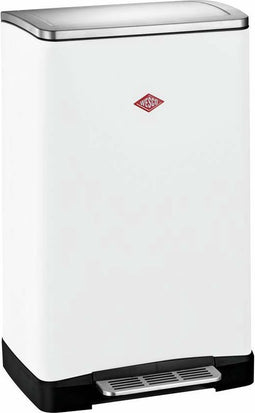 Wesco Big Double Pedaalemmer - 36 liter - 2 vakken - Mat Wit - 2x 18 Liter