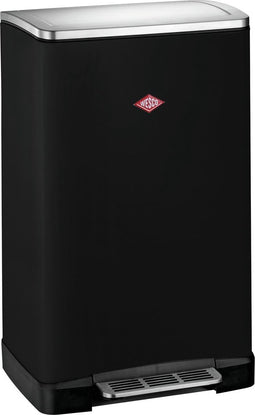 Wesco Big Double Pedaalemmer - 36 liter - 2 vakken - Mat Zwart - 2x 18 Liter