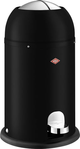 Wesco Kickmaster Junior Prullenbak - Pedaalemmer Wesco - 12 Liter - Matzwart
