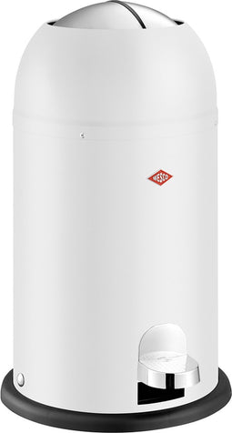 Wesco Kickmaster Junior Prullenbak - Pedaalemmer Wesco - 12 Liter - Matwit