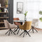 Furnihaus Olivia - Draaibare Eetkamerstoel - Armleuning 360° draaifunctie - Taupe