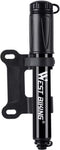 West Biking Minipomp - 7 Bar - compacte pomp - fiets pomp - ballen pomp - Presta/Schrader/Dunlop ventiel - inclusief naaldventiel - Zwart