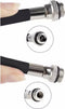West Biking Minipomp - 7 Bar - compacte pomp - fiets pomp - ballen pomp - Presta/Schrader/Dunlop ventiel - inclusief naaldventiel - Zwart