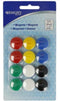 Westcott magneten - formaat 20x8mm - assorti kleuren - 12 stuks - AC-E10834