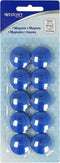 Westcott magneten - Ø 25x11,8mm - blauw - 10 stuks - AC-E10812