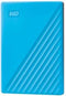Western Digital My Passport - Externe Harde Schijf - 2 TB - Blauw