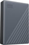 Western Digital My Passport - Externe Harde Schijf - USB-C - Grijs - 6 TB