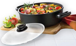 Westfalia Pan met glazen deksel, 28 x 8 cm