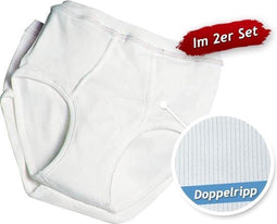 Westfalia Sportieve herenonderbroek wit 2 stuks maat XL