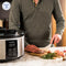 Westinghouse Slowcooker - Uitneembare Keramische Pan - 6 Liter - RVS - Warmhoudfunctie - Met Timer - Zwart