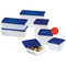 Westmark Diepvriesdozen 0.75L 3 Stuks Blauw/Wit