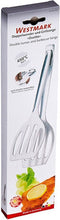 Westmark Dubbele bak-/grilltang, lengte: 27,5 cm, gegoten aluminium, Duetto, zilver, 21102260