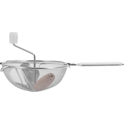 Westmark Passeerzeef, diameter: 20 cm, roestvrij staal/kunststof, Standard, zilver/wit, 11972270