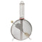 Westmark Passeerzeef, diameter: 20 cm, roestvrij staal/kunststof, Standard, zilver/wit, 11972270