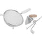 Westmark Passeerzeef, diameter: 20 cm, roestvrij staal/kunststof, Standard, zilver/wit, 11972270